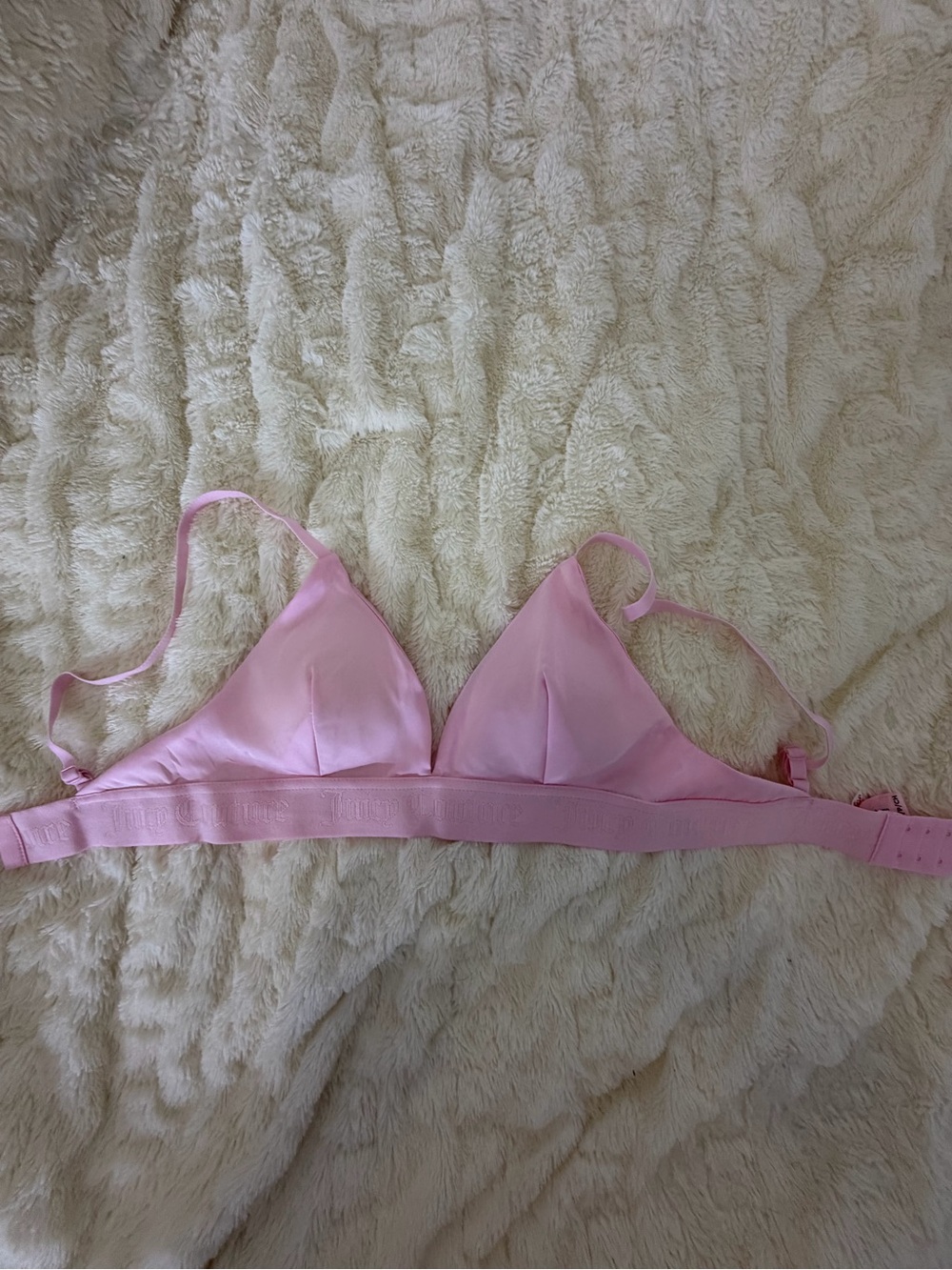 Juicy Couture Light Pink Triangle Bralette